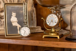 old watches on shelf