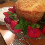 cake with strawberries