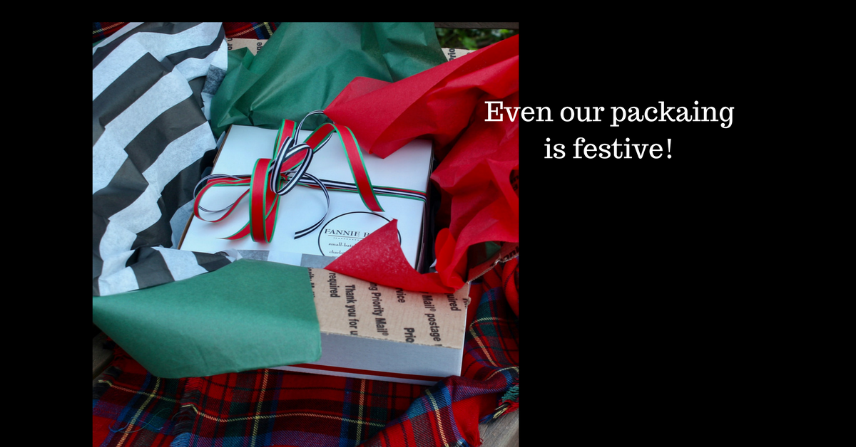 Even our packaingis festive!